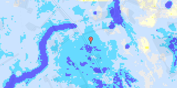 Ekstrem regn på Låsbyvej 138B