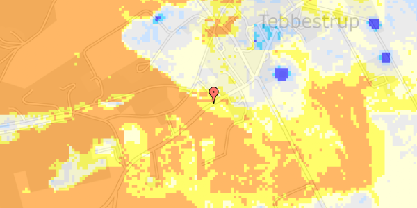 Ekstrem regn på Tebbestrupvej 158