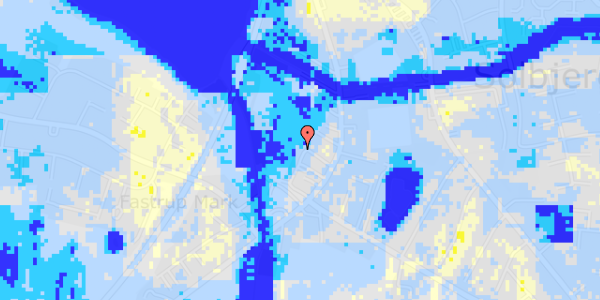 Ekstrem regn på Solbjerg Hovedgade 78A