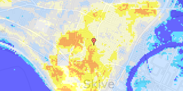 Ekstrem regn på Asylgade 1U, 4. 