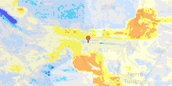 Ekstrem regn på Nr. Tulstrup 18D