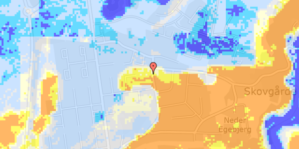 Ekstrem regn på Grusdalsvej 31A