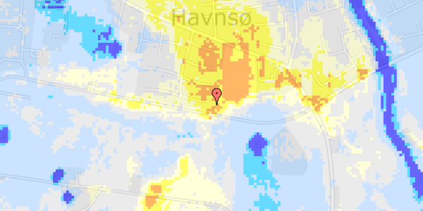 Ekstrem regn på Havnsøgårdsvej 57