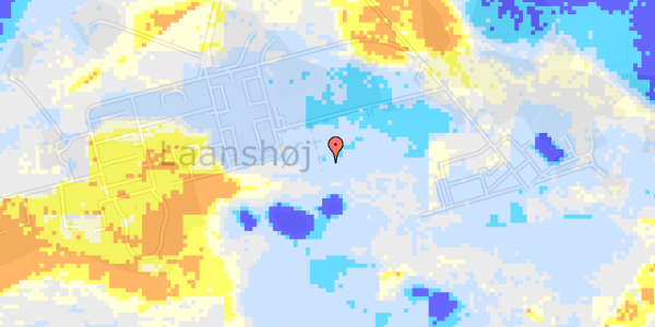 Ekstrem regn på Laanshøj Alle 36