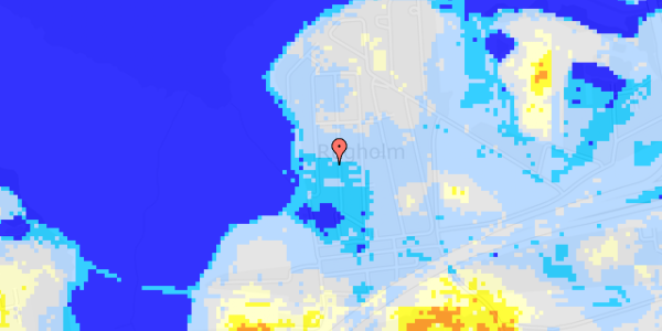 Ekstrem regn på Haveforeningen Norringholm 518