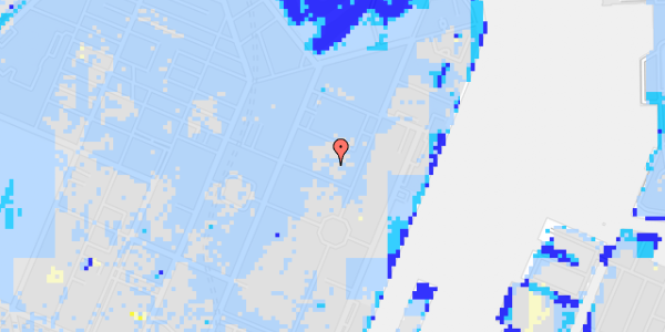 Ekstrem regn på Amaliegade 23E