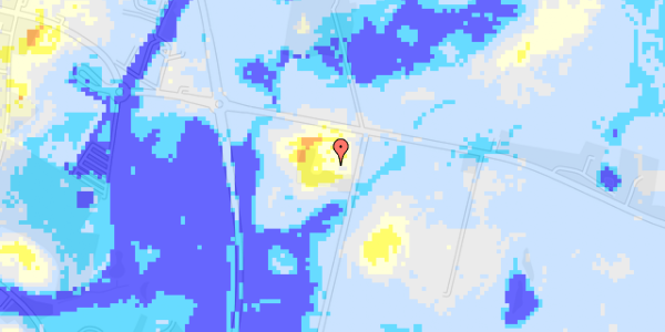 Ekstrem regn på Vindeltorpvej 500