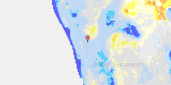 Ekstrem regn på Bakkedraget 14U