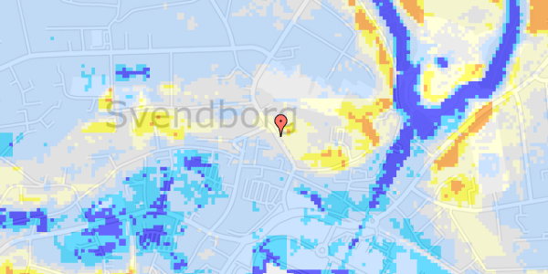 Ekstrem regn på Overgade 21