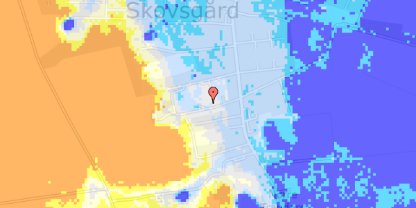 Ekstrem regn på Elmegårdsvej 4