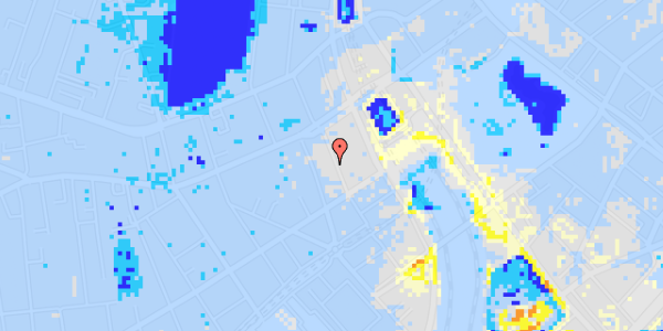 Ekstrem regn på Colbjørnsensgade 6B, 1. 