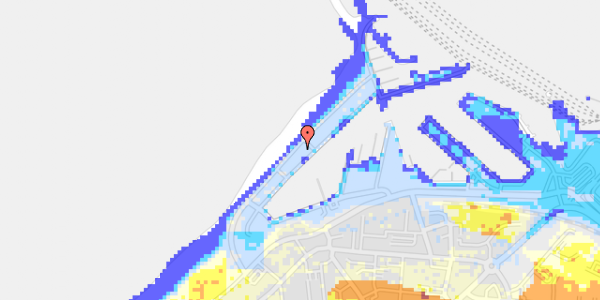 Ekstrem regn på Vestmolevej 18P