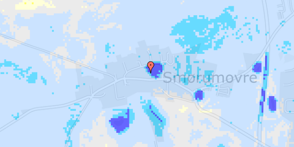 Ekstrem regn på Smørum Bygade 31C