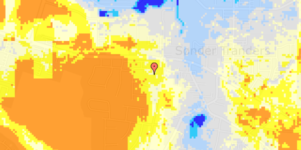 Ekstrem regn på Tinbergens Alle 81