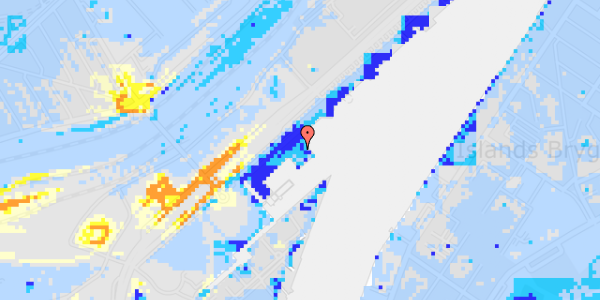 Ekstrem regn på Kalvebod Brygge 47, 1. 