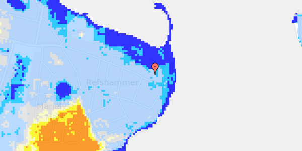 Ekstrem regn på Gyring Nielsensvej 1B