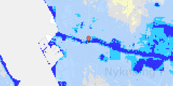 Ekstrem regn på Slotsbryggen 1