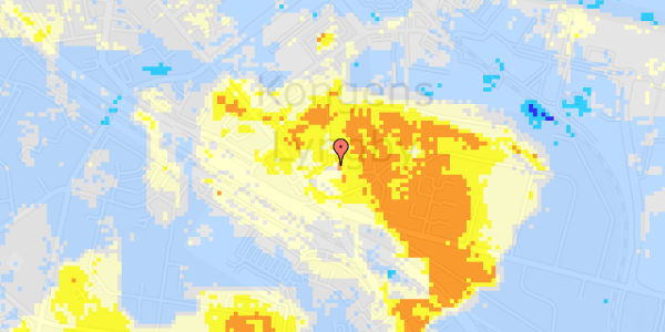 Ekstrem regn på Gyldendalsvej 4