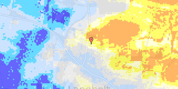 Ekstrem regn på Gravsholtvej 12A