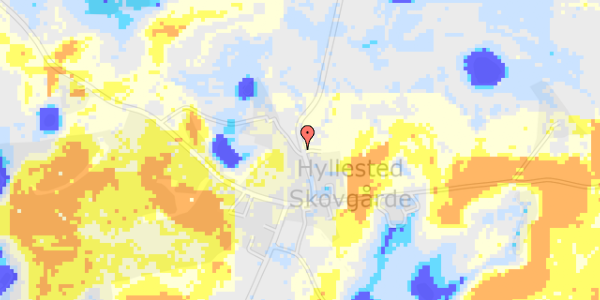 Ekstrem regn på Skovgårde Bygade 12