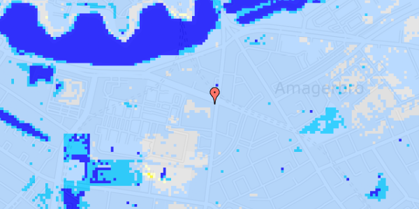 Ekstrem regn på Amager Boulevard 116, 5. tv