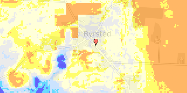 Ekstrem regn på Byrstedvej 55A