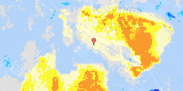 Ekstrem regn på Parallelvej 10, 2. 