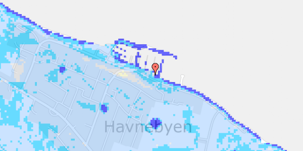 Ekstrem regn på Vestre Havnevej 33