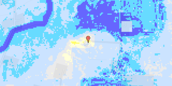 Ekstrem regn på Vestermarksvej 39