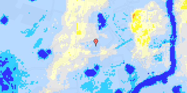 Ekstrem regn på Holmagervej 1M