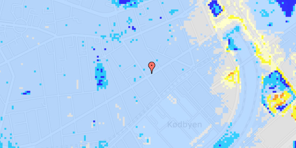 Ekstrem regn på Istedgade 38C