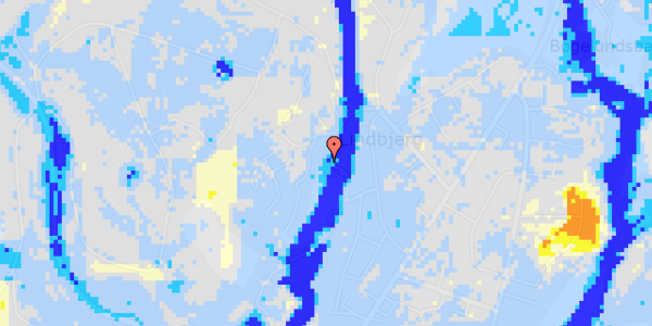 Ekstrem regn på Lindbjerg 31B