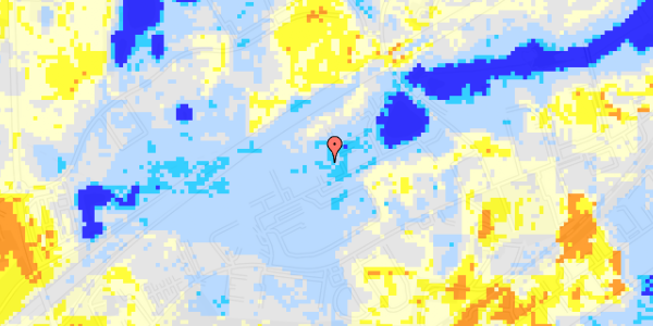 Ekstrem regn på Niels Bohrs Vej 29A