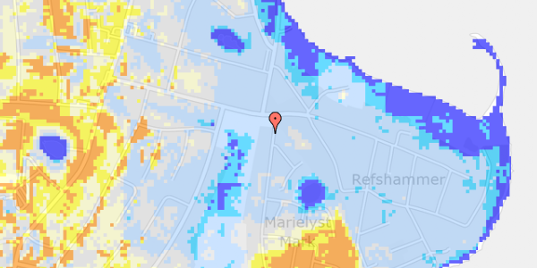 Ekstrem regn på Hammervej 30