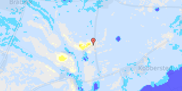 Ekstrem regn på Kobberstedvej 55