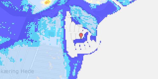 Ekstrem regn på Kaløvig Bådehavn 665