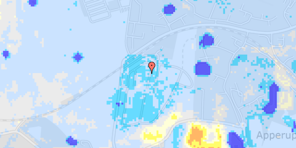 Ekstrem regn på Brovangsvej 56