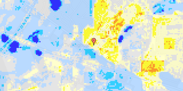 Ekstrem regn på Tilst Parkvej 3