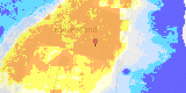 Ekstrem regn på Helmklit 258