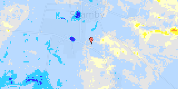 Ekstrem regn på Stensbyvej 10