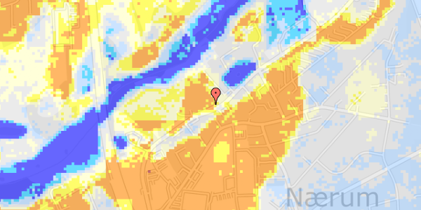 Ekstrem regn på Nærum Gadekær 1A, st. 