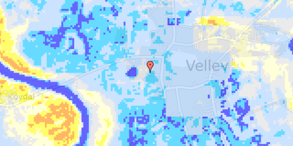 Ekstrem regn på Øksendalvej 5