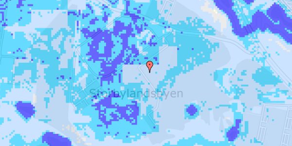 Ekstrem regn på Haveforeningen Marienlyst 84