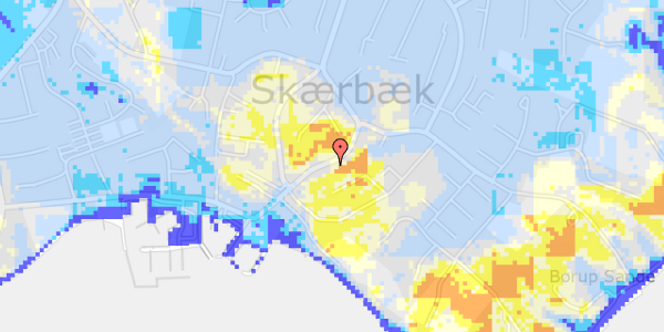 Ekstrem regn på Skærbæk Havnegade 25, st. 