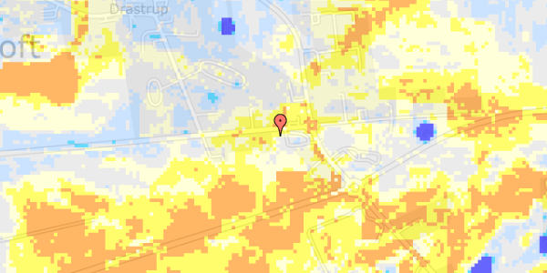 Ekstrem regn på Gl. Grenåvej 218