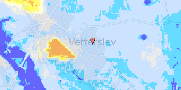 Ekstrem regn på Vetterslev Bygade 27C