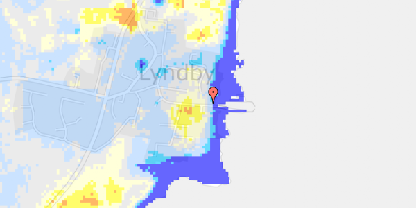 Ekstrem regn på Lyndby Havnevej 17