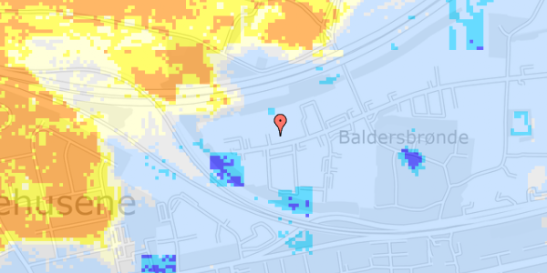 Ekstrem regn på Baldersbuen 36, 1. 