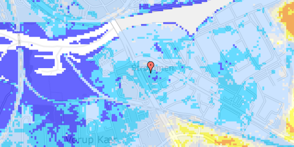 Ekstrem regn på Strømmen 5B, st. th