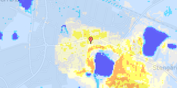 Ekstrem regn på Roskildevej 26C